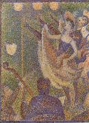 Georges Seurat Dancers on stage oil